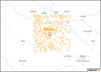 map of Bauhli
