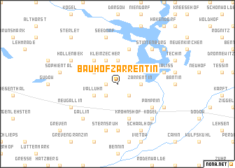 map of Bauhof Zarrentin