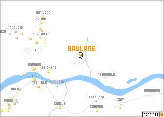 map of Baulane