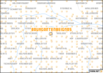 map of Baumgarten bei Gnas