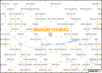 map of Baumgartenberg