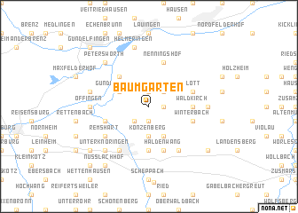 map of Baumgarten