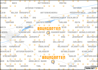 map of Baumgarten