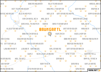 map of Baumgärtl