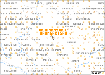 map of Baumgartsau