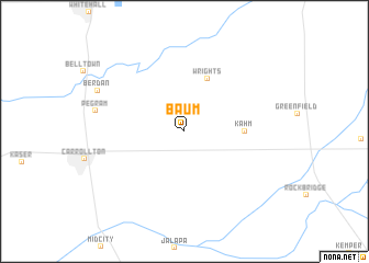 map of Baum