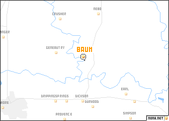 map of Baum