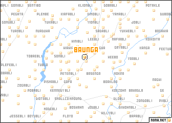 map of Baunga