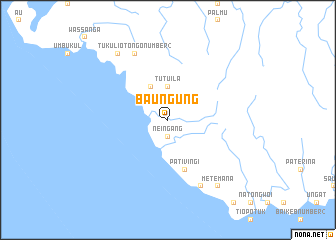 map of Baungung