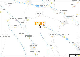 map of Baurci