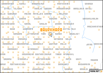 map of Bāurkhāra