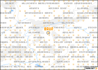 map of Baur