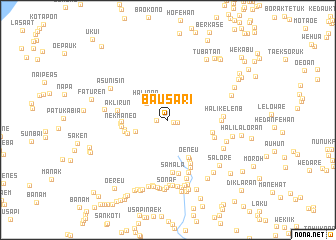 map of Bausari