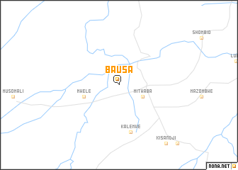 map of Bausa