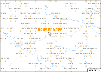 map of Bausendorf