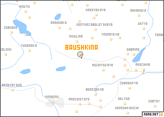 map of Baushkina