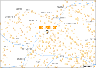 map of Bausovac