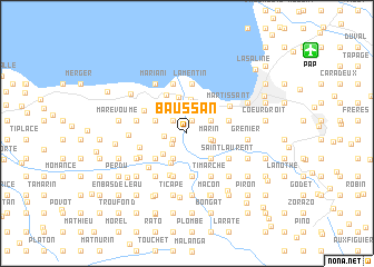 map of Baussan