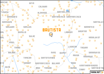 map of Bautista