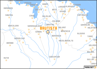 map of Bautista