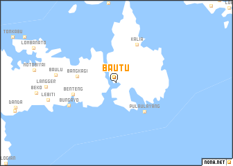 map of Bautu