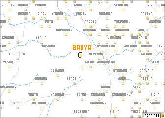 map of Bauya