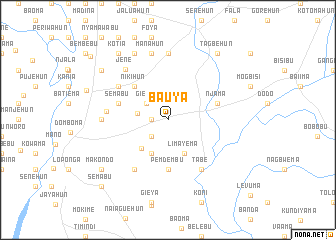 map of Bauya