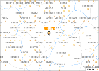 map of Bauya