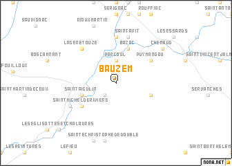 map of Bauzem