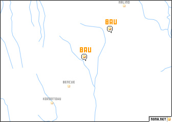 map of Bau