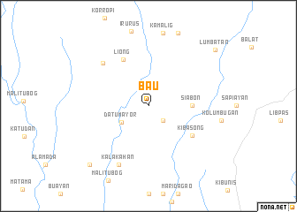 map of Bau