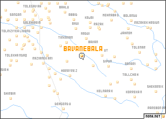 map of Bavān-e Bālā