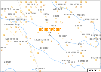 map of Bavān-e Pā‘īn