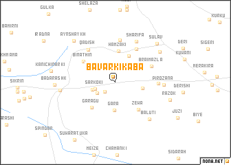 map of Bāvarkī Kāba