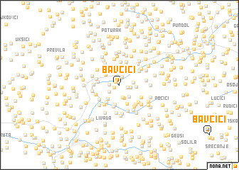 map of Bavčići