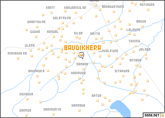 map of Bāvdīkhera
