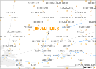 map of Bavelincourt