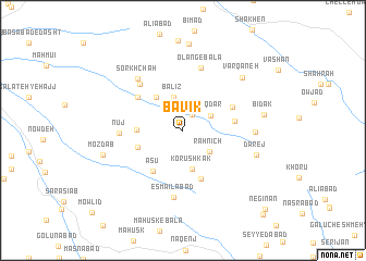 map of Bavīk