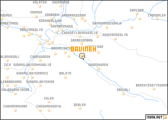 map of Bāvīneh