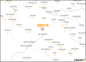 map of Bāviyā