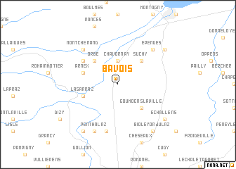 map of Bavois