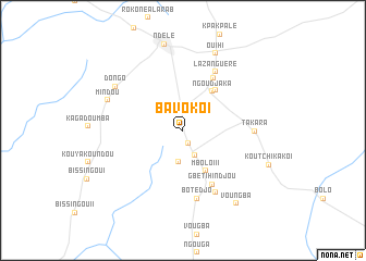 map of Bavoko I