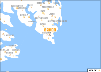 map of Bavon