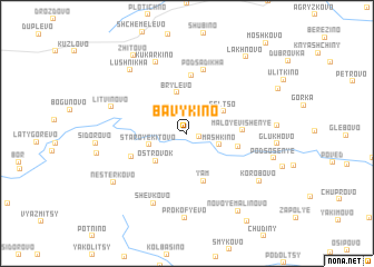 map of Bavykino