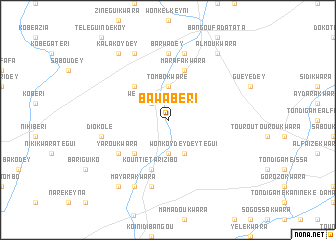 map of Bawa Béri