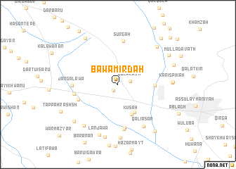 map of Bāwamirdah