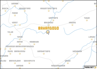 map of Bawan Dodo