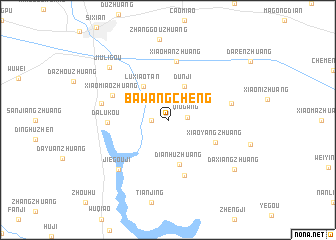 map of Bawangcheng