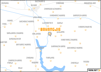 map of Bawangjie