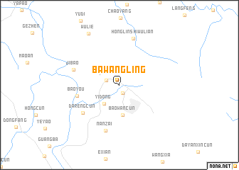 map of Bawangling